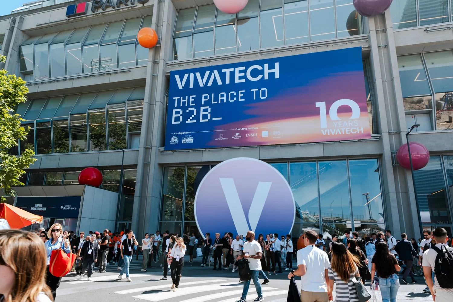 Entrée de VivaTech 2026 à Paris Expo Porte de Versailles