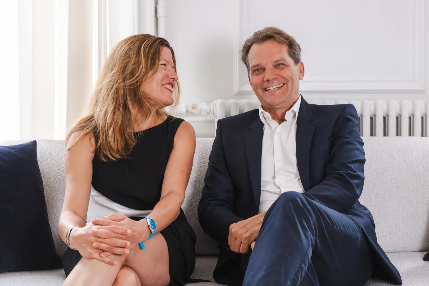 Deux dirigeants de Geneo Capital en conversation